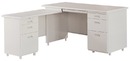 J089-07L型辦公桌(附三抽式側邊桌)