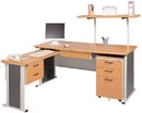 J086-08 YS757-L型木紋主管桌