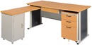 J086-11YS757-L型木紋秘書桌