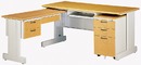 J069-08 HU-L型木紋主管桌(整組)