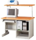 J110-03直立式木紋電腦桌(含上座.含插座)