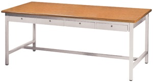 J113-04 木紋檯面四抽固定式工作桌