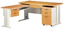 J064-12 CD-L型木紋主管桌(整組)