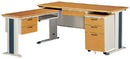 J071-08 CH-L型木紋秘書桌